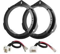 Kit de mise à niveau de haut-parleurs de voiture de 16,5 cm pour Ford Fusion 2013-2023, support adaptateur audio coaxial pour porte avant et arrière et faisceau de câblage (16,5 cm (paire)