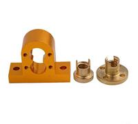 Kit de mise à niveau de l'axe X pour machine CNC 3018 Pro, compatible avec routeur CNC 3018 Pro, comprend des roulements linéaires SCS12VUU/SCV10VUU, un écrou en cuivre T8, des écrous coulissants et