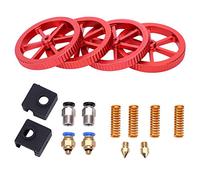 Kit de mise à niveau de l'extrudeuse d'imprimante 3D à la main Twist nivelant les ressorts d'amortisseurs pour le filament amélioré et la stabilité du lit Bloc en