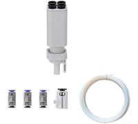 Kit de mise à niveau de moyeu de filament pour Bambu Lab A1 et A1, tube en PTFE de 2 m avec coupleurs et connecteur, stabilité d'alimentation améliorée pour réduire les bourrages dans l'impression 3D