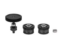 Kit de mise à niveau d'engrenage en acier trempé noir DLC pour imprimante 3D, entraînement à Filament pour réducteur intégré K2 Plus