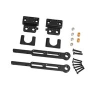 Kit de mise à niveau du châssis de cadre 1/12 en alliage d'aluminium RC pour essieu arrière RC MN82Pro MN82 MN82S - Noir