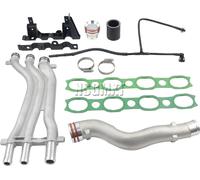 Kit de mise à niveau du tube de refroidissement, construction en aluminium durable, conçu pour Porsche Cayenne S Turbo, installation facile