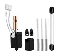 Kit de mise à niveau en céramique Hotend pour Anycubic Kobra S1, buse chauffante, extrudeuse, bloc chauffant, thermistance, avec buse en acier trempé de 0,4 mm et manchon en silicone pour Kobra S1