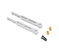 Kit de mise à niveau en métal pour essieu arrière RC 1:12 Pièces de fixation en alliage d'aluminium Composants de châssis pour MN82Pro MN82S MN82- Argent