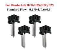 Kit de mise à niveau pour Hotend Bambu Lab P2S, Buse Bambulab H2D H2S 0.4 0.6 0.8, Kit Hot End, Accessoires H2D H2C, Assurance Qualité Integrated 0.6mm
