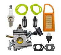 Kit de Mise au Point de carburateur, Filtre à air, Tuyau de Carburant, Poire d'amorçage, adapté au souffleur à Dos BR550 BR600 BR500 C1Q-S183