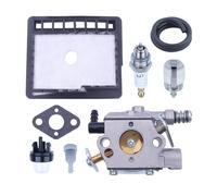 Kit de Mise au Point de la Conduite de Carburant du Filtre à air du carburateur, Compatible avec la tronçonneuse CS301 CS305 CS306 CS340 CS341 CS345 CS346, remplace Les références 90076 et 90149Y