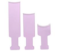 Kit de mise en évidence des cheveux 3 pièces, planche de balayage en plastique avec dents peigne en arc, kit teinture pour cheveux balayage élargi facile à utiliser pour la section