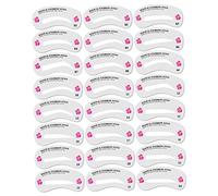 Kit de mise en forme des sourcils, Kit de pochoirs à sourcils, outil coiffure, modèle toilettage, 24 pièces, pochoir toilettage des