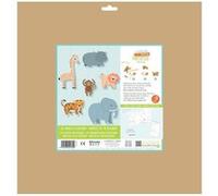 Kit de mobiles à décorer pour enfants - Animaux de la savane - Artemio Multicolore G