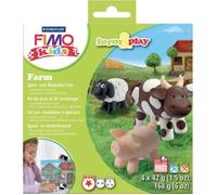 Fimo Kit de modelage Kids La ferme 8034.01 LY - Animaux de ferme Multicolore - Niveau 1