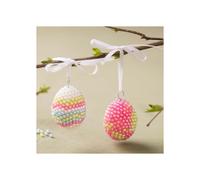 Kit de modelage - Creativ Company - Oeufs perlés - 2 pcs - Couleurs pastels - DIY créatif