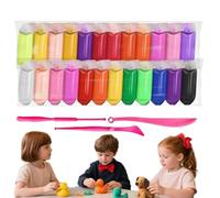 Kit de Modelage en Argile - Argile Autodurcissante Multicolore pour | Jouets Créatifs Non Collante avec Couleurs Vives pour Activités Manuelles à la Maison, École, Filles et Adultes