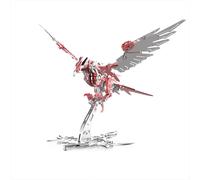 Kit de modèle 3D en métal de prédateur de faucon - 279 pièces - Puzzle en acier pour adultes - Oiseau de proie robotique réaliste pour décoration de la maison et affichage de bureau, cadeaux et