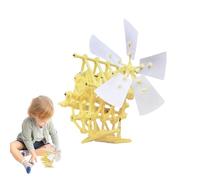 Kit de modèle à énergie éolienne - Assemblage DIY Strandbeest 35 cm, Jouet à Mouvement mécanique | Kit éducatif de Construction de bêtes mécaniques d'ingénierie des tiges pour, Adolescents