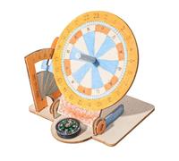 Kit De Modèle Cadran Solaire, Horloge Ancienne, Calcul Du Temps Expérience | Matériel D'expérimentation Scientifique Physique, Ensemble D'assemblage Pratique, Ensemble De Création Éducative STEAM