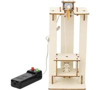 Kit de modèle d'ascenseur électrique, poulie de levage expérience | Ensemble d'assemblage de Puzzle, équipement pédagogique à vapeur for salle de oire scientifique