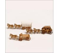 Kit de modèle de bureau en bois wagon occidental