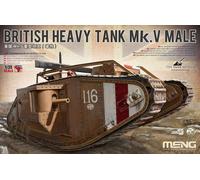 Kit De Modèle De Char Lourd Britanique Mk.V Male 1/35 TS-020