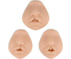 Kit de modèle de fente labiale en silicone souple, modèles de bouche de réparation de palais 3D, simulateur de formation de suture de fente labiale résistante à la déchirure, for outil