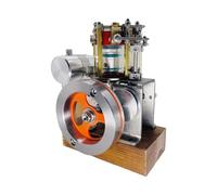 Kit de modèle de moteur qui fonctionne, moteur à combustion interne à éthanol à quatre temps 16 cc refroidi à l'eau, moteur scientifique STEM créatif pour les amateurs de collectionneur