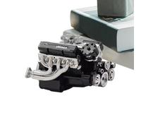 Kit De Modèle De Moteur - Réplique De Mini Moteur, Affichage D'ornement De Bureau | Sculpture Mécanique Détaillée, Vitrine De Collection Décorative, Pièce De Présentation Pour Passionné De Passe-temps