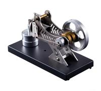 Kit de modèle de moteur sous vide fabriqué à la main avec design mécanique exposé pour l'apprentissage visuel du mouvement du piston et des principes différentiels de pression