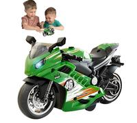 Kit de modèle de moto - Figurine de moto, ensemble de figurines avec fonctions sonores et lumineuses | Moto jouet push and go avec piles pour , adultes et les âges