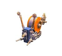 Kit de modèle de puzzle 3D en métal, 125 pièces à assembler soi-même, modèle d'escargot à noyau lent, décorations créatives colorées de bureau, cadeau pour adultes