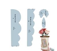 Kit de modèle de roses de fleurs, ensemble de modèles de rose - Modèle d'artisanat de fleurs de coupe Die | Table de table de table maître de la pièce maîtresse décoration de rose pour la photographie