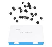 Kit de modèle de Structure moléculaire de Chimie, Aide pédagogique pour Les lycéens, Concept Spatial en Plastique, 30 Structures moléculaires, 40 boîtes de Rangement pour clés de