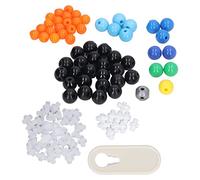 Kit de modèle de structure moléculaire outil d'enseignement de chimie de liaison molécule colorée pour les étudiants