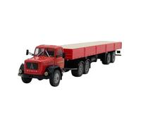 Kit De Modèle De Transporteur en Alliage 1:43 pour Magirus Jupiter 6x6 1960 Remorque Jouet Voiture en Métal Cadeau Jouets Non RC