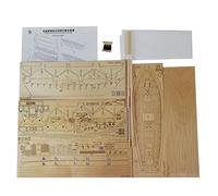 Kit de Modèle de Voilier en Bois 1/100 Décoration Bureau Maison Bateau à Voile 15.75x5.91x11.81 Pouces