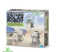 Kit De Modèle Éducatif Robot Mini Solar 3 En 1, Science Verte