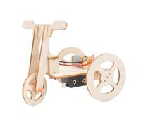 Kit De Modèle En Bois, Kit De Construction Tricycle - Subventions D'enseignement, Ensemble De Construction En Bois, Blocs De Construction Avec Tige En Bois | Blocs De Construction De Jouet Complea