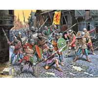 Kit De Modèle En Plastique D'Infanterie Française Guerre De 100 Ans 1:72 ZVEZDA