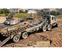 Kit De Modèle En Plastique Vintage Classic Scammell Tank Transporter 1:76 Airfix