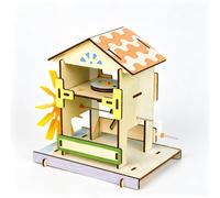 Kit De Modèle Ferme Moulin À Eau, Puissance Hydraulique, Mécanique Fluides | Ensemble d'assemblage pratique de Transmission d'énergie hydraulique, appareil de laboratoire éducatif STEM
