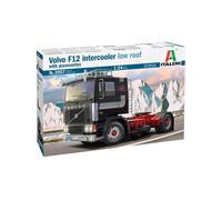 Kit de modèle Italeri 3957 Volvo F12 avec échangeur de chaleur à toit bas et accessoires, échelle 1:24