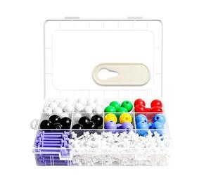 Kit de Modèle Moléculaire de Chimie,Biochimie Chimie Organique et Inorganique Set pour étudiant ou Enseignant pour l'apprentissage Modèle Kit,de Structure Chimique Un Ensemble de Fullerène