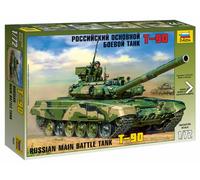 Kit De Modèle Plastique De Tank De Combat Principal Russe T-90 1:72 ZVEZDA
