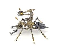 Kit de modèle puzzle 3D en métal à faire soi-même, steampunk, fourmi, ornements créatifs pour les amateurs de mécanique (plus de 400 pièces)