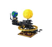 Kit de modèle solaire CADA Master Mini 651 pièces mécanisme fonctionnel Terre Soleil Lune Noir jaune doré