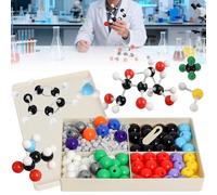 Kit de Modèles Moléculaires 240 Pièces pour Chimie Organique | Avec Atomes, Liaisons et Guide d’Instructions, pour Enseignants et Scientifiques, Idéal pour les Cours et Démonstrations