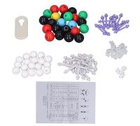 Kit de modèles moléculaires de chimie Ensemble de modèles de structure moléculaire 3D à liaisons fortes universelles pour l'enseignement et l'apprentissage en laboratoire scolaire