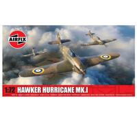 KIT DE MODÉLISATION D'AVION STATIQUE AIRFIX HAWKER HURRICANE MK.I ÉCHELLE 1:72