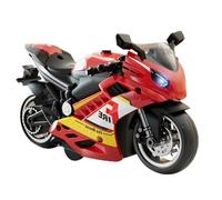 Kit de modélisation de moto, figurine de moto, kit de modélisme, jouet de moto Push and Go avec piles, pour , adultes et les âges