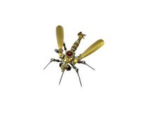 Kit de modélisation d'insectes 3D en métal, avec plus de 130 pièces, puzzle mécanique en métal avec articulations mobiles, modélisme en métal, pour adultes et collectionneurs, modèle d'insectes
